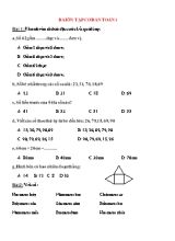 Bài ôn tập cơ bản Toán 1